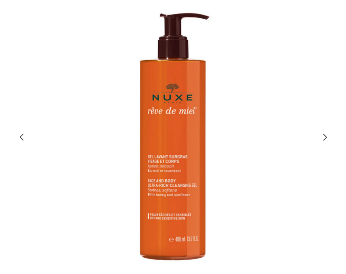 NUXE - Gel detergente surgrassante liporestitutivo viso e corpo 400ml